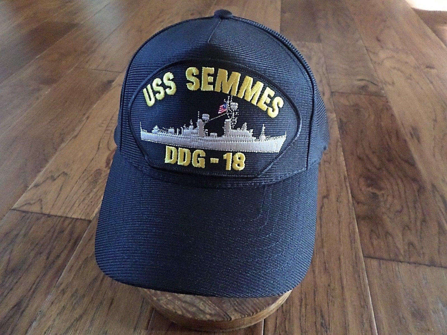USS SEMMES DDG-18 U.S NAVY SHIP HAT U.S MILITARY OFFICIAL BALL CAP U.S.A MADE