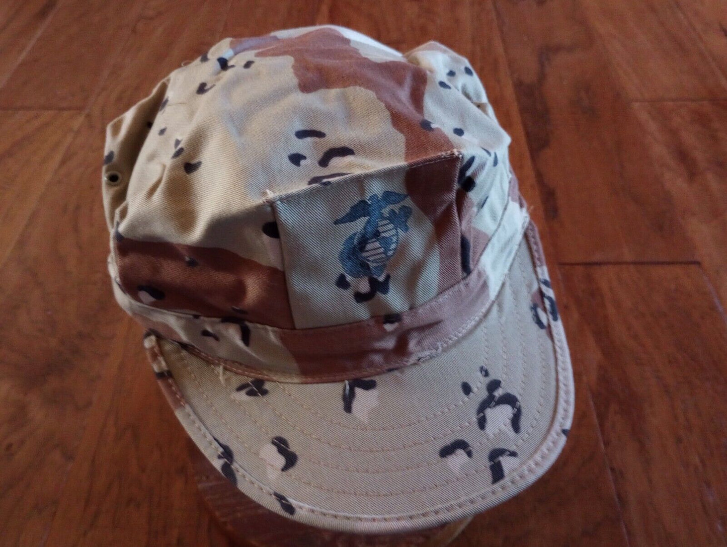 MARINE CORPS ISSUE UTILITY HAT U.S.M.C DIGITAL DESERT CAP SIZE X-LARGE 7 3/4