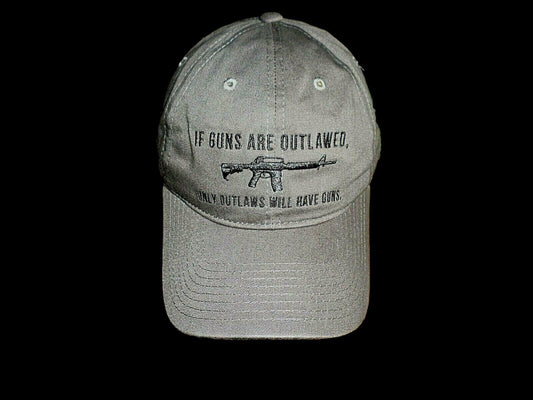 2nd Amendment Guns Are Outlawed Only Outlaws Will Have Guns Hat ball Cap