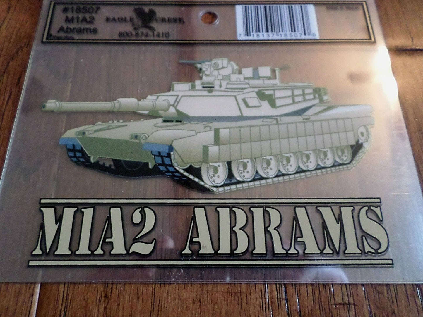 U.S ARMY M1A2 ABRAMS TANK  WINDOW DECAL/BUMPER STICKER OFFICIAL ARMY PRODUCT