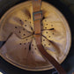 CZECH MILITARY VZ-53 HELMET AND LEATHER LINER WITH CHIN STRAP EARLY VERSION
