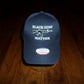 BLACK GUNS MATTER 6 PANEL CAP EMBROIDERED HAT 2nd AMENDMENT NAVY BLUE