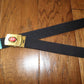 U.S MILITARY BLACK WEB BELT WITH BIERE 33 EXPORT BRASS BUCKLE U.S.A MADE