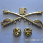 16th CAVALRY SWORDS SABERS MILITARY HAT PIN 16th CAVALRY REGIMENT BADGE U.S ARMY