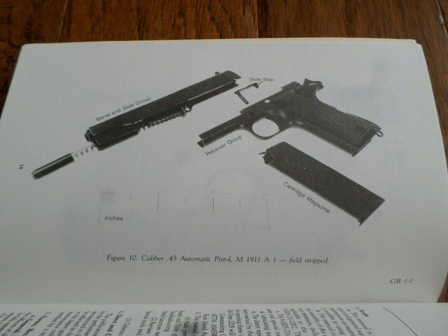 U.S ARMY M1911A1 45 PISTOL HANDBOOK MAINTENANCE OPERATION. TM BOOK