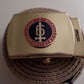 U.S MILITARY GRADE KHAKI WEB BELT WITH 6th MARINE CORPS BRASS BUCKLE U.S.A MADE