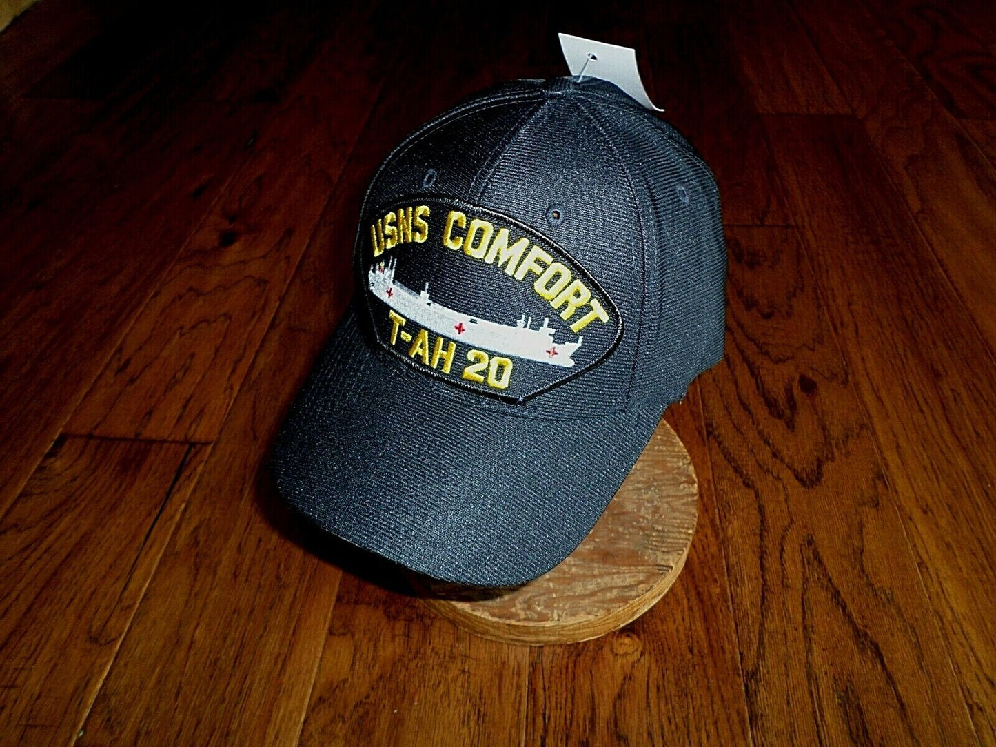 USNS COMFORT T-AH 20 U.S NAVY SHIP HAT OFFICIAL MILITARY BALL CAP U.S.A MADE