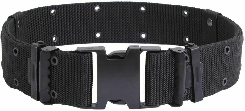 Military style combat tactical pistol belt quick release buckle X- large nylon