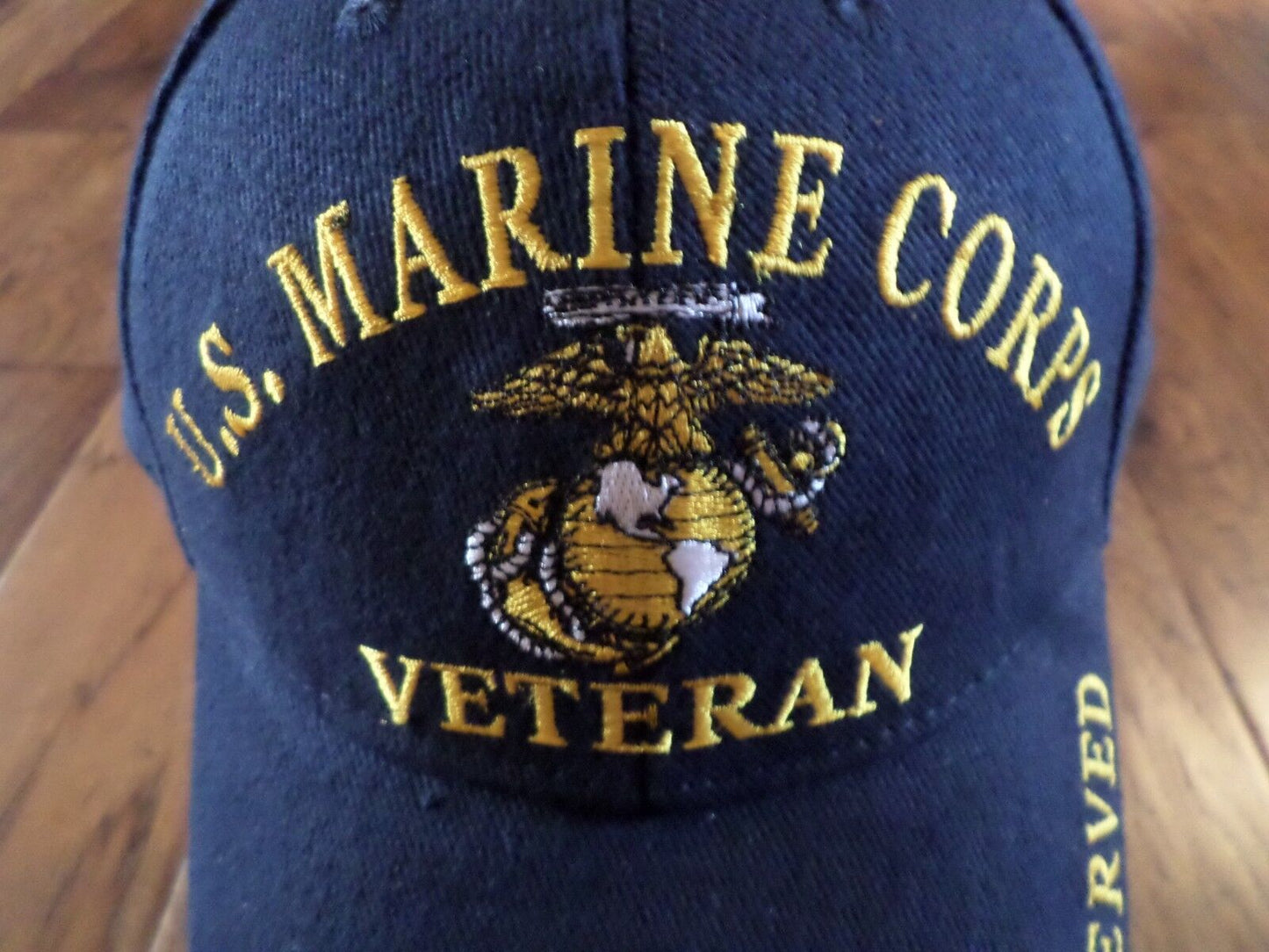 U.S Military Marine Corps Veteran Embroidered USMC Licensed Baseball Hat Cap