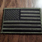 U.S MILITARY AMERICAN FLAG ARM PATCH SUBDUE OD GREEN ARMY MARINES NAVY AIR FORCE