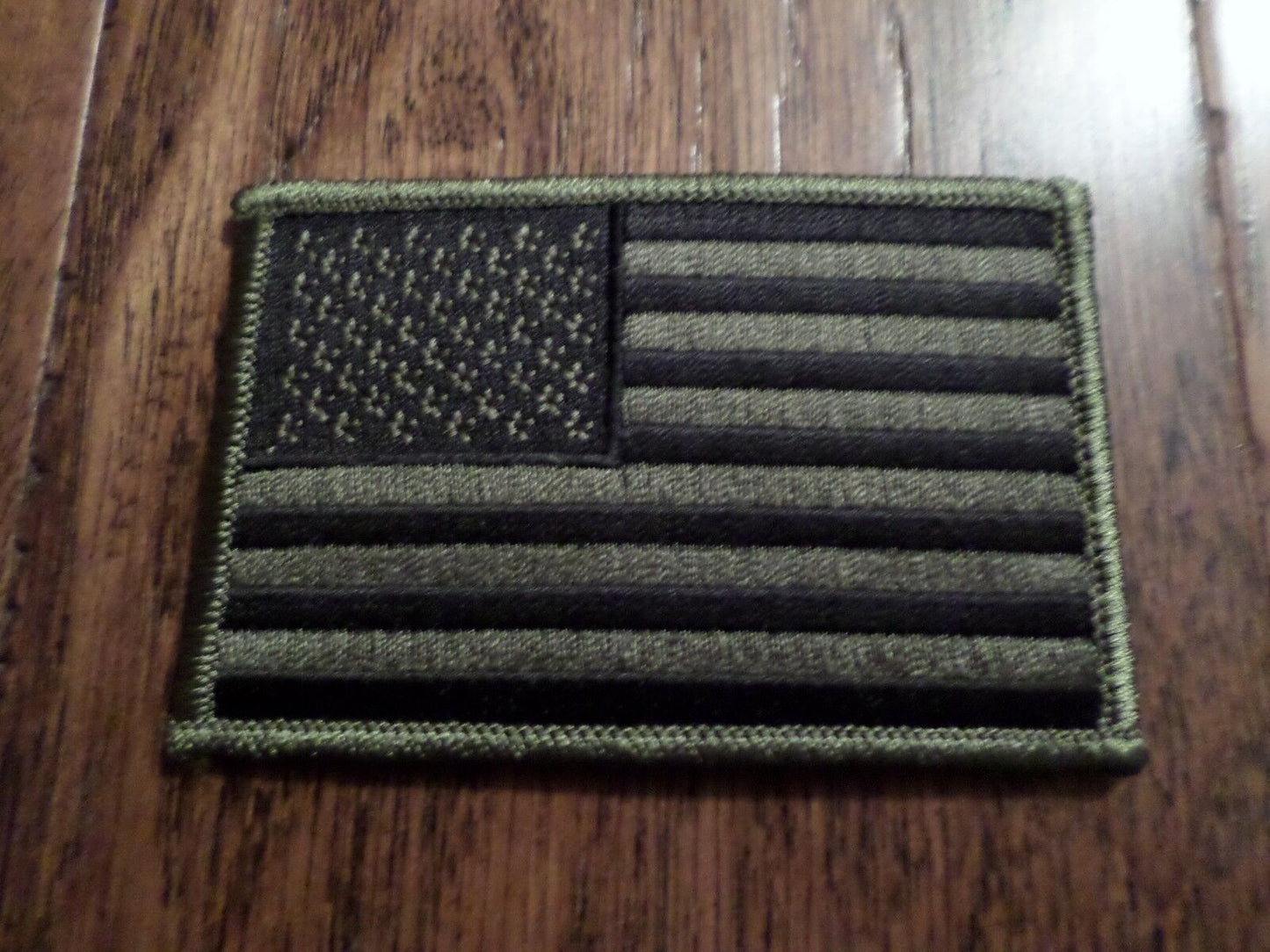 U.S MILITARY AMERICAN FLAG ARM PATCH SUBDUE OD GREEN ARMY MARINES NAVY AIR FORCE