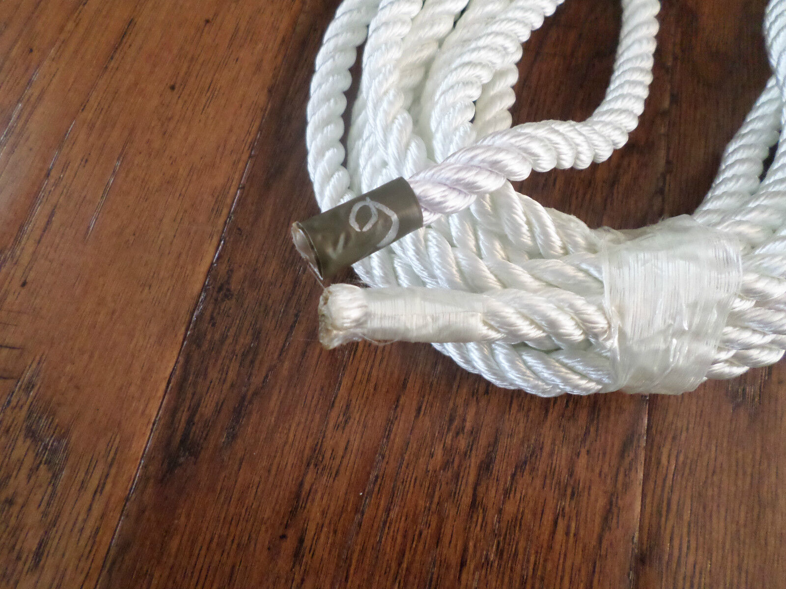 MILITARY ISSUE NYLON 3/8 INCH DIAMETER 24 FOOT ROPE PARACHUTE ROPE ...