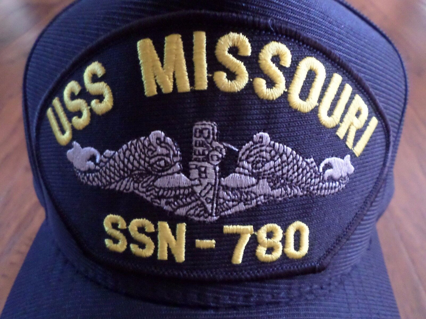 USS MISSOURI SSN 780 NAVY SUBMARINE HAT U.S MILITARY OFFICIAL BALL CAP USA MADE