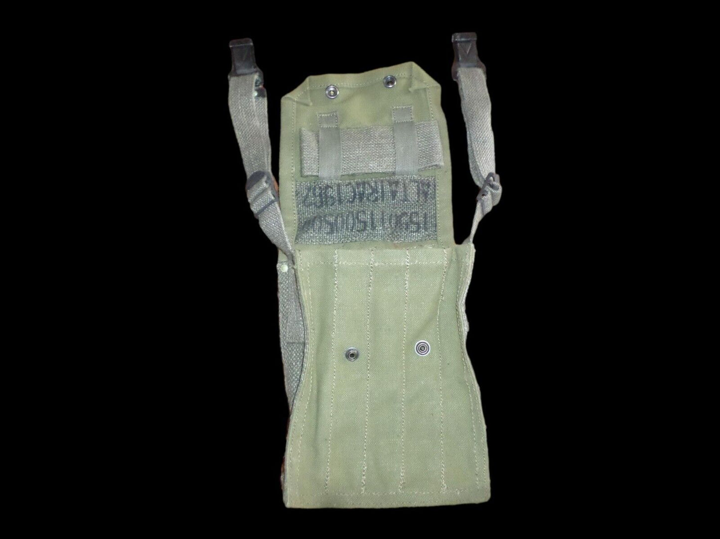 French military mat rifle magazine pouch 5 cell ammo shoulder bag genuine