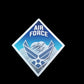 U.S MILITARY AIR FORCE WINGS WINDOW DECAL STICKER 3.75" X 3.25" INCHES