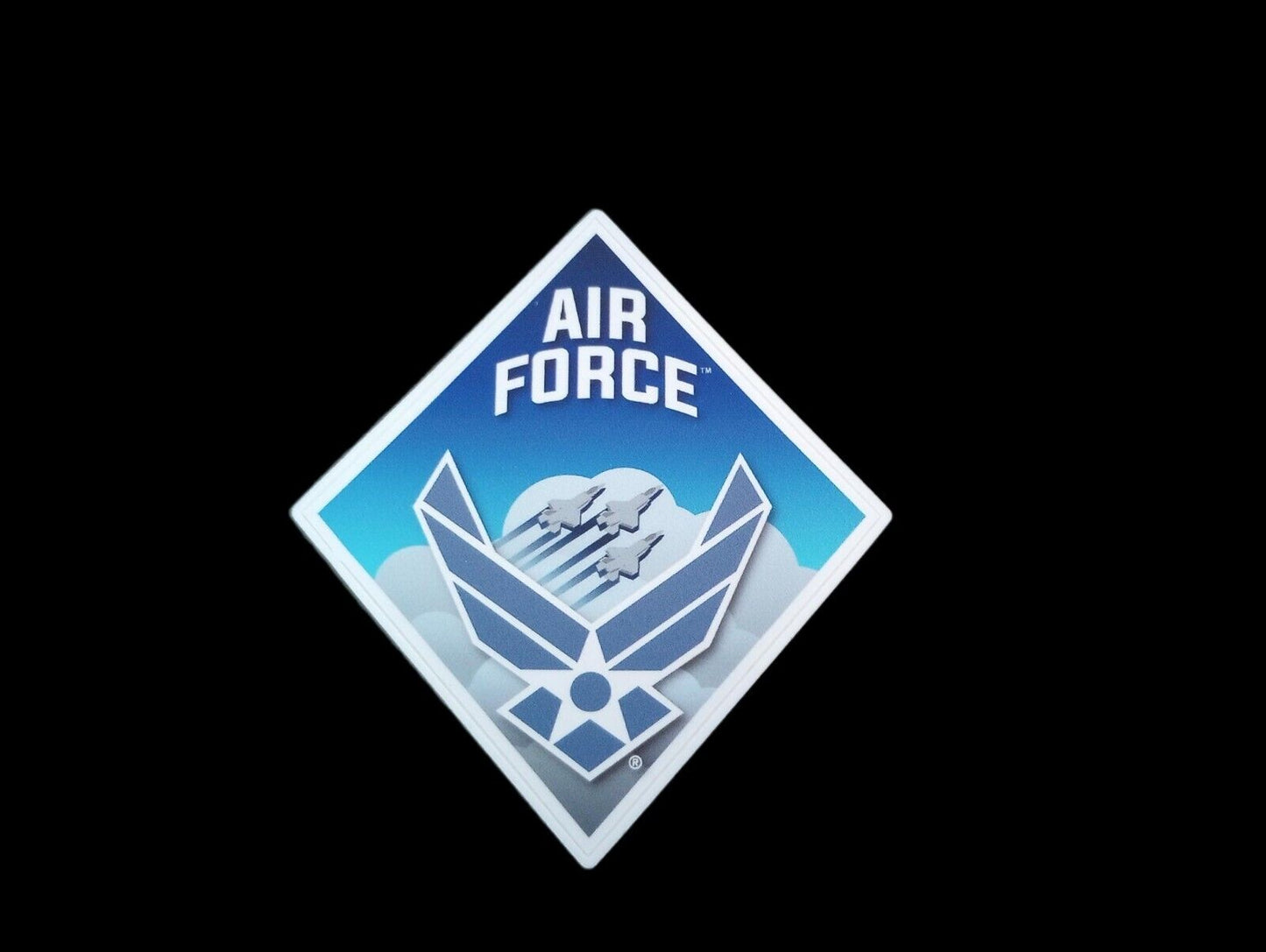 U.S MILITARY AIR FORCE WINGS WINDOW DECAL STICKER 3.75" X 3.25" INCHES