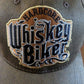 HARDCORE WHISKEY BIKER PREMIUM OILSKIN 6 PANEL CAP EMBROIDERED BIKER HAT