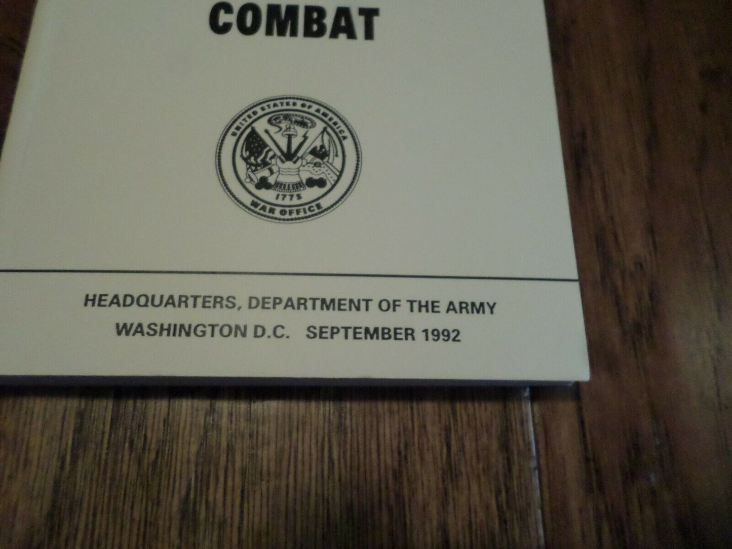 U.S ARMY COMBATIVES HAND TO HAND COMBAT HANDBOOK SELF DEFENSE TAKEDOWNS