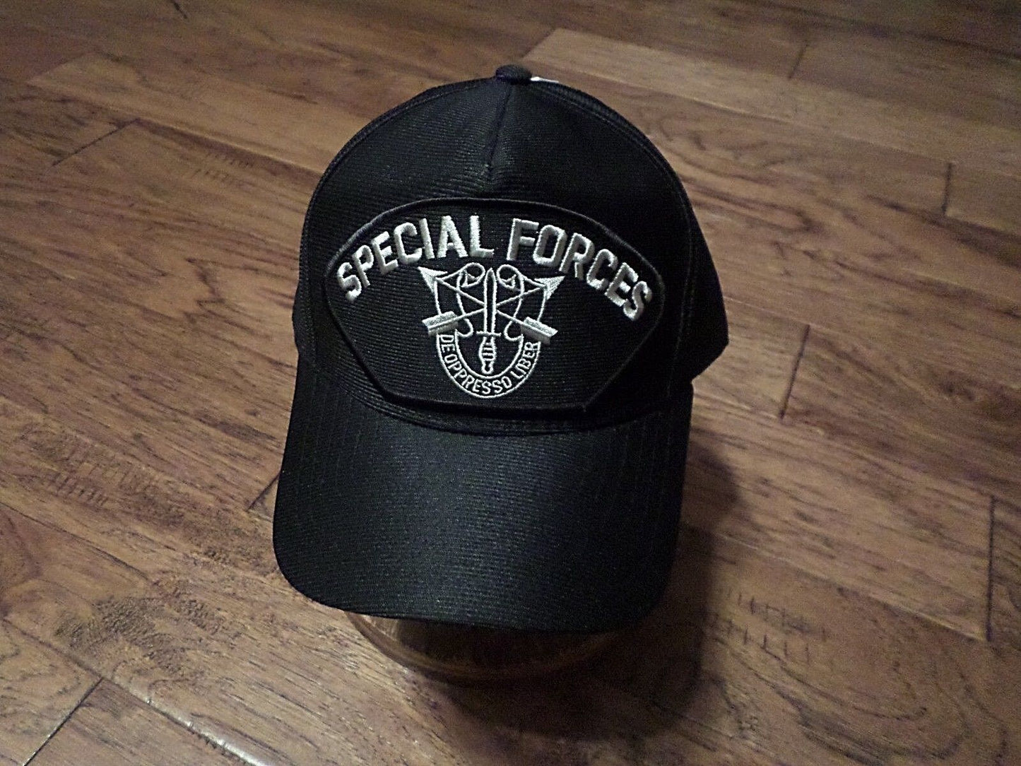 U.S MILITARY ARMY SPECIAL FORCES HAT DE OPRESSO LIBER OFFICIAL BALL CAP USA MADE