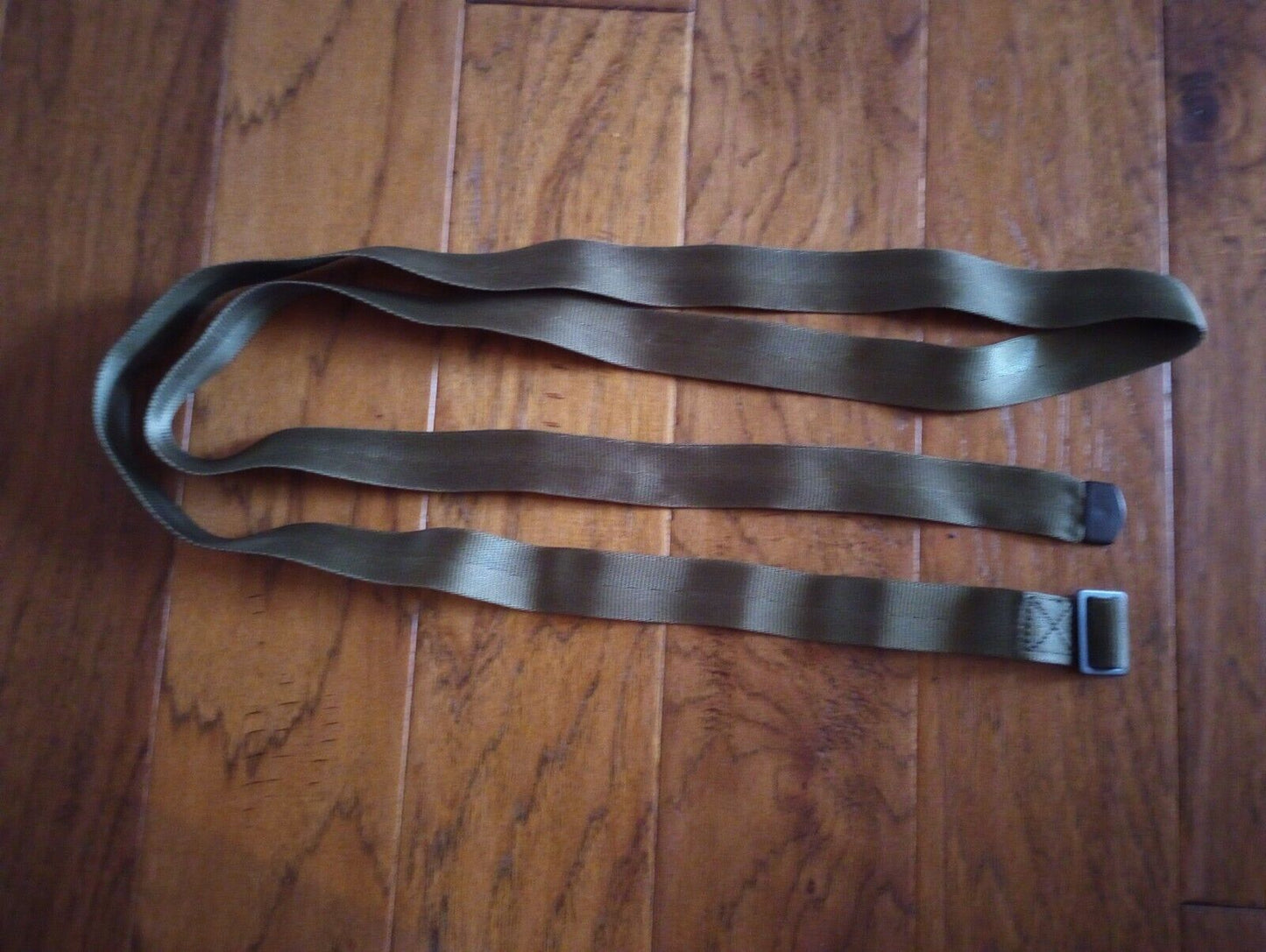 MILITARY ISSUE TIE DOWN NYLON CARGO STRAP 84" X 1.25" WIDE METAL HARDWARE NEW