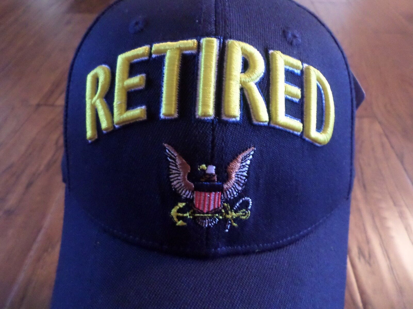 NEW U.S MILITARY NAVY RETIRED HAT EMBROIDERED OFFICIAL NAVY BALL CAP