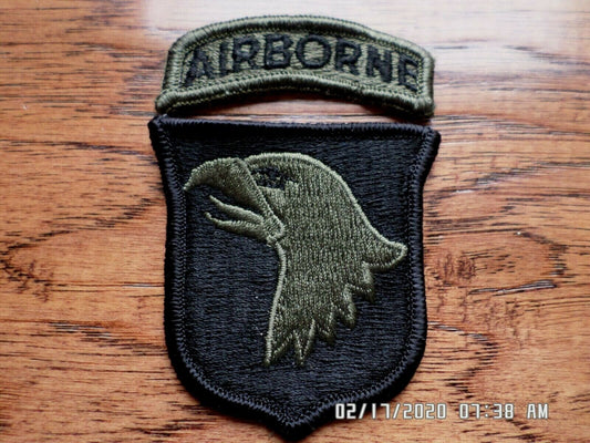 U.S ARMY 101ST AIRBORNE PATCH SHOULDER SLEEVE GENUINE MILITARY REGULATION ISSUE