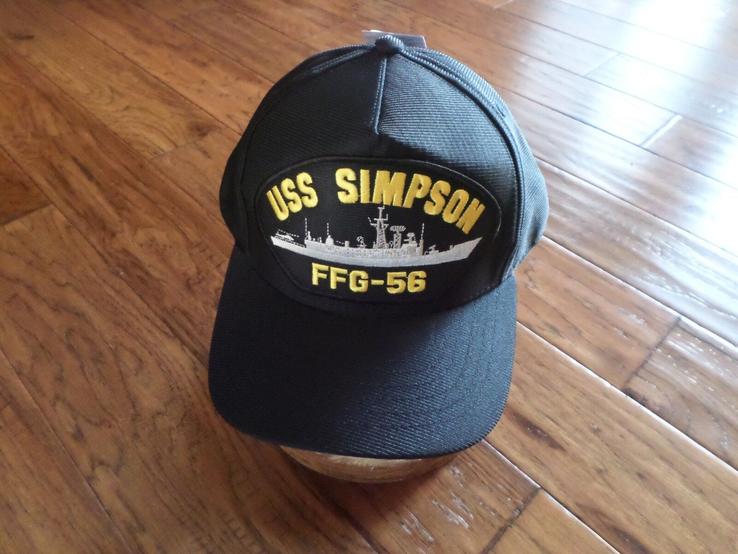 USS SIMPSON FFG-56 U.S NAVY SHIP HAT U.S MILITARY OFFICIAL BALL CAP U.S.A MADE