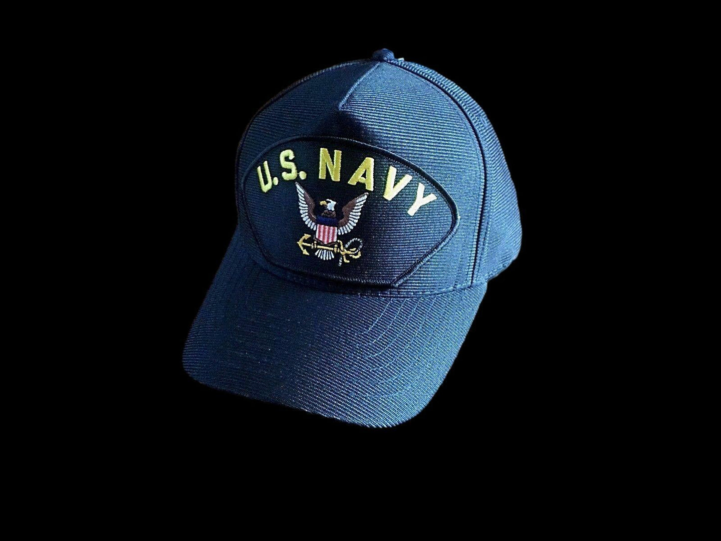 U.S MILITARY NAVY EMBROIDERED HAT U.S MILITARY OFFICIAL BALL CAP U.S.A MADE