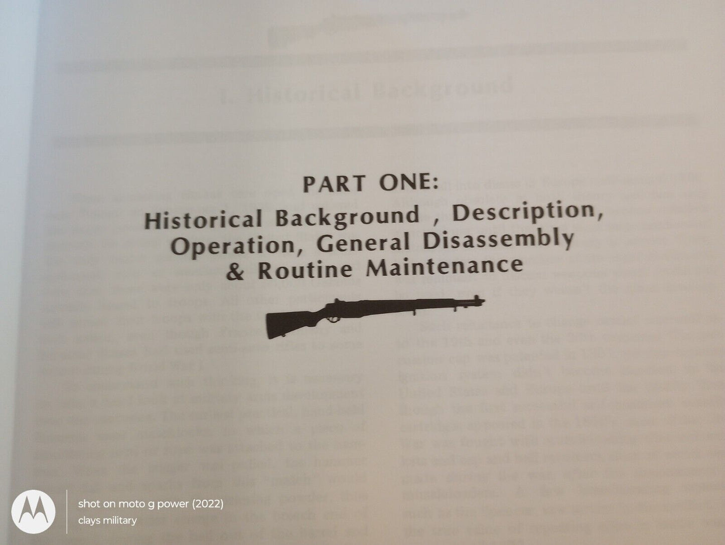 US ARMY GARAND RIFLE OWNERS BOOK OPERATIONS MAINTENANCE REPAIR ASSEMBLY