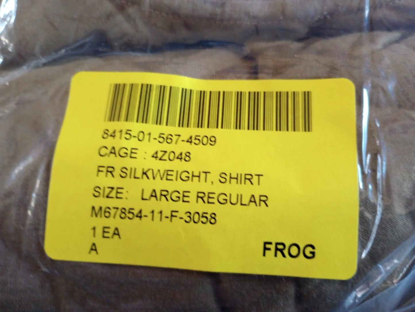 MILITARY ISSUE MARINE CORPS FROG COMBAT SHIRT BASE LAYER XGO PECKHAM NEW LARGE