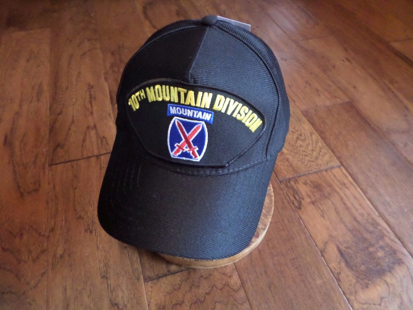 U.S ARMY 10TH MOUNTAIN DIVISION HAT OFFICIAL MILITARY BALL CAP U.S.A MADE