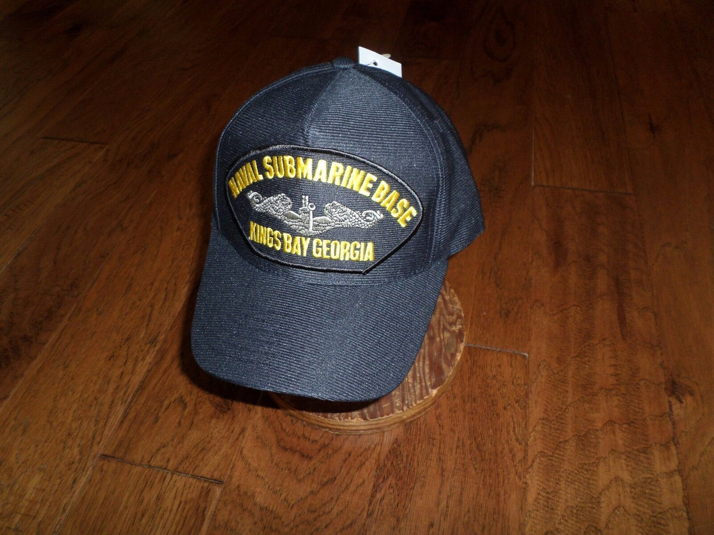 NAVAL SUBMARINE BASE KINGS BAY GEORGIA HAT OFFICIAL MILITARY BALL CAP USA MADE