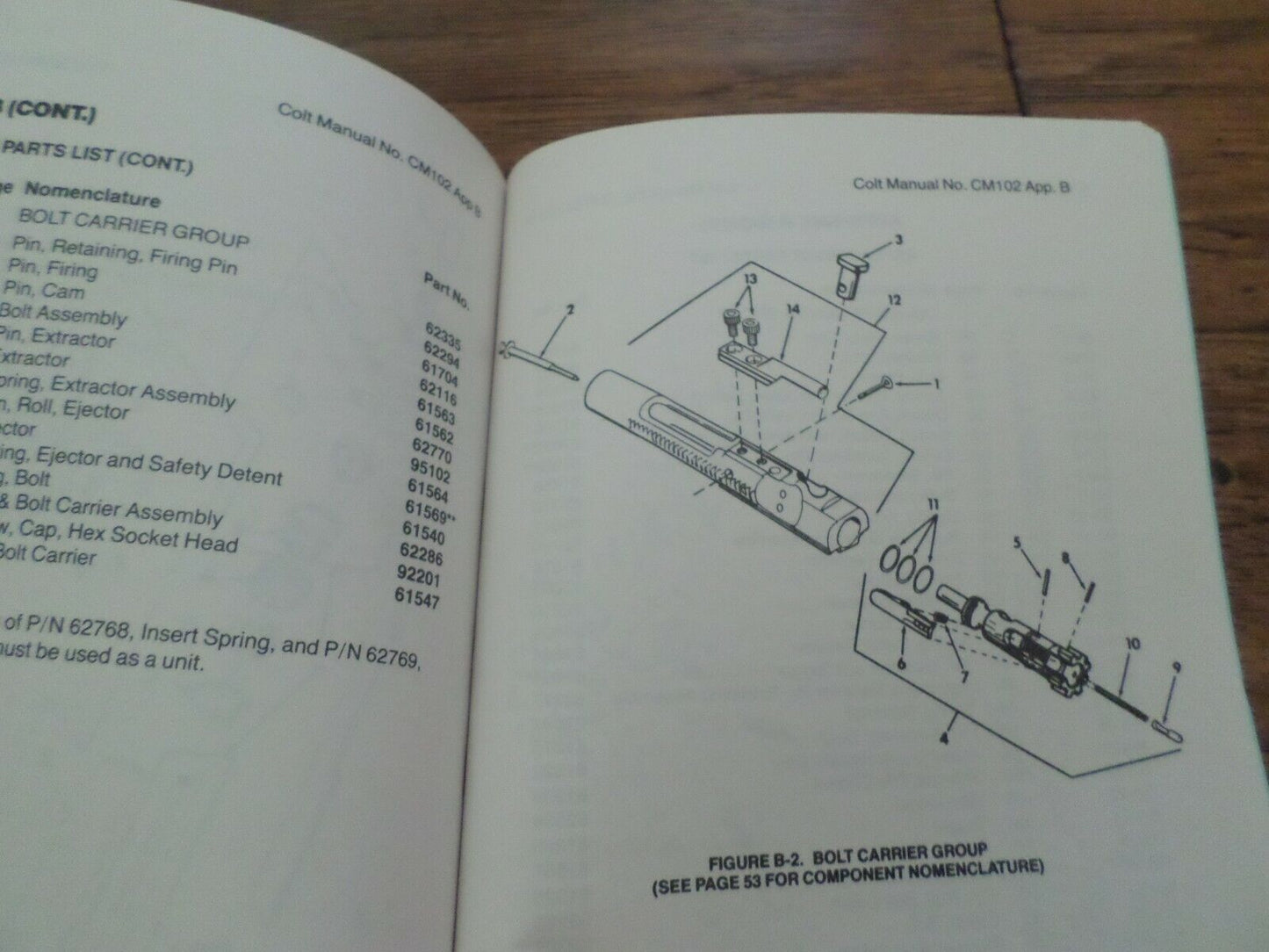 COLT M16A1 RIFLE MANUAL MAINTENANCE & REPAIR TROUBLE SHOOTING ILLUSTRATED BOOK