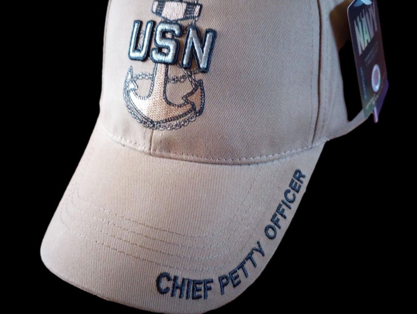 U.S NAVY CHIEF PETTY OFFICER HAT NAVY COYOTE BROWN BASEBALL CAP