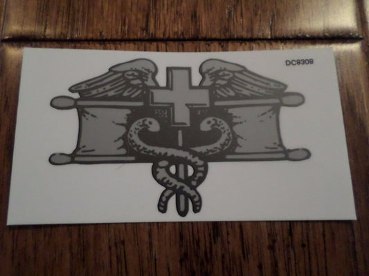 U.S MILITARY ARMY EXPERT MEDIC BADGE INSIDE WINDOW DECAL STICKER