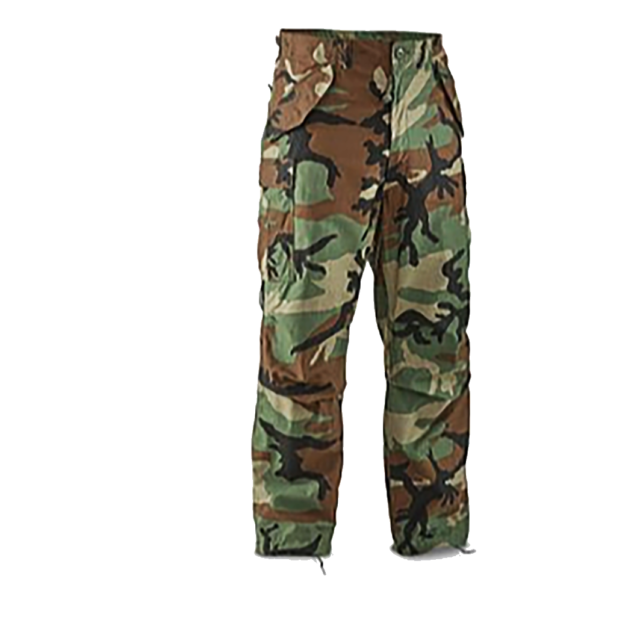 MILITARY ISSUE M65 BDU PANTS COLD WEATHER WOODLAND CAMOUFLAGE USA MADE