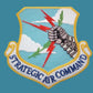 U.S MILITARY AIR FORCE SAC STRATEGIC AIR COMMAND PATCH 3 1/16" X 3 1/16 "