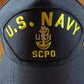 U.S NAVY SCPO HAT U.S MILITARY OFFICIAL BALL CAP U.S.A MADE