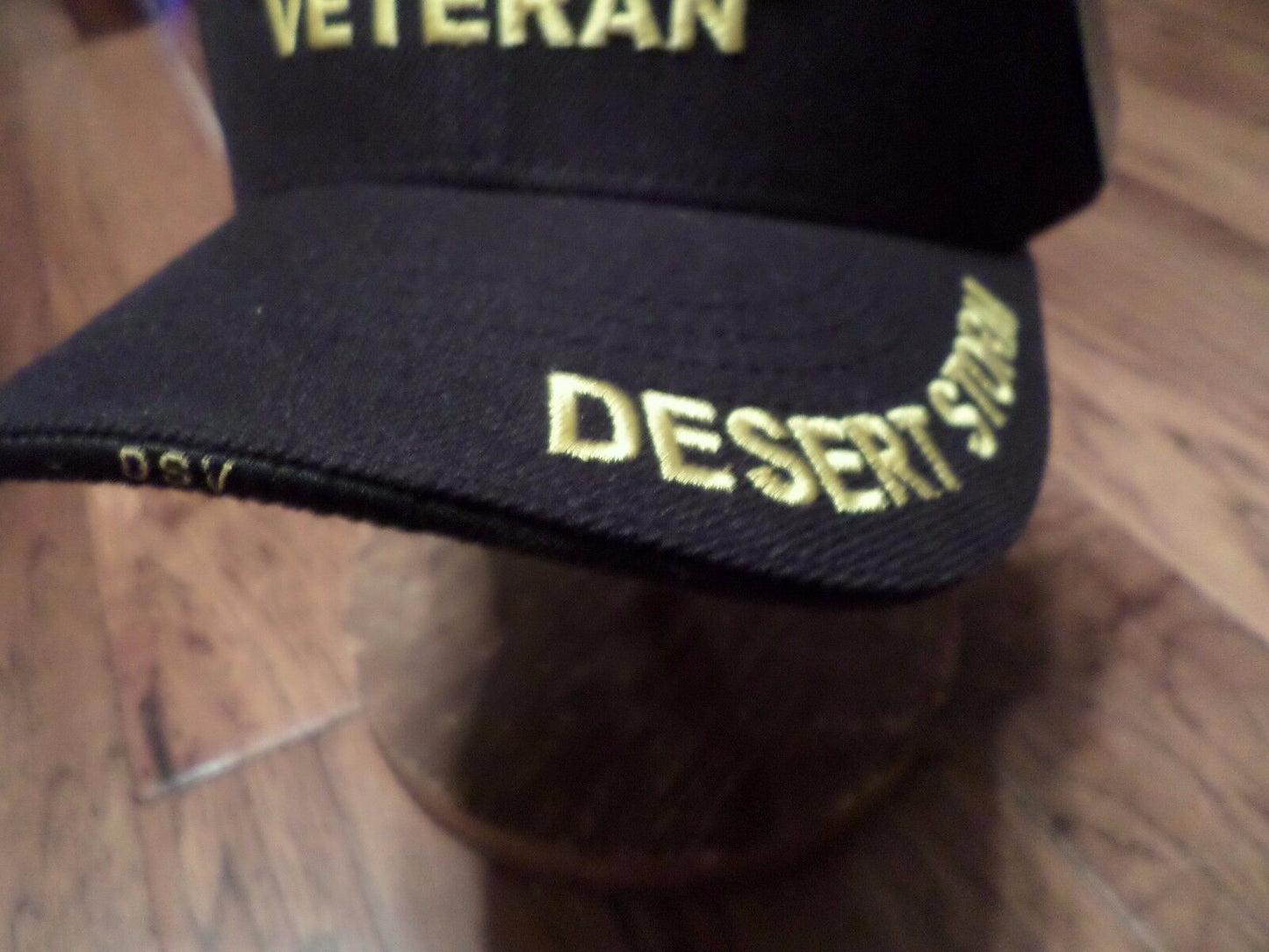 New U.S Military Desert Storm Veteran Deluxe 3-D Embroidered Baseball Hat Cap