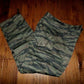 TIGER STRIPE CAMOUFLAGE BDU PANTS MILITARY CARGO 6 POCKET FATIGUE TROUSERS