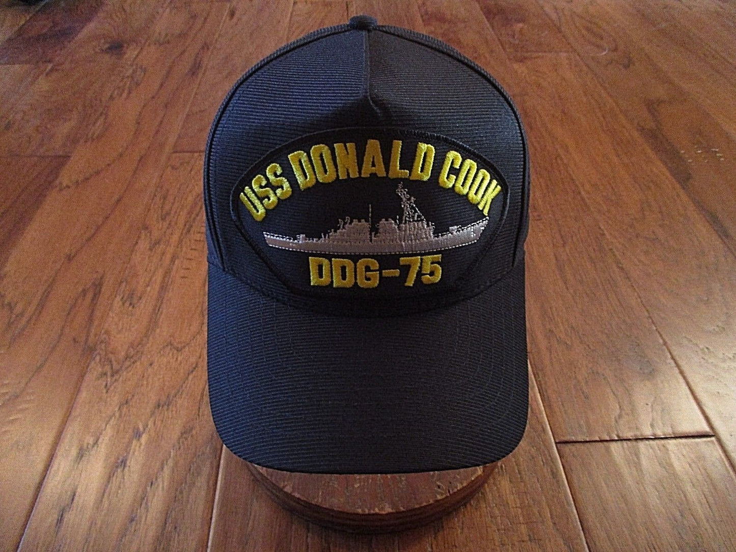 USS DONALD COOK DDG-75 NAVY SHIP HAT U.S MILITARY OFFICIAL BALL CAP U.S MADE