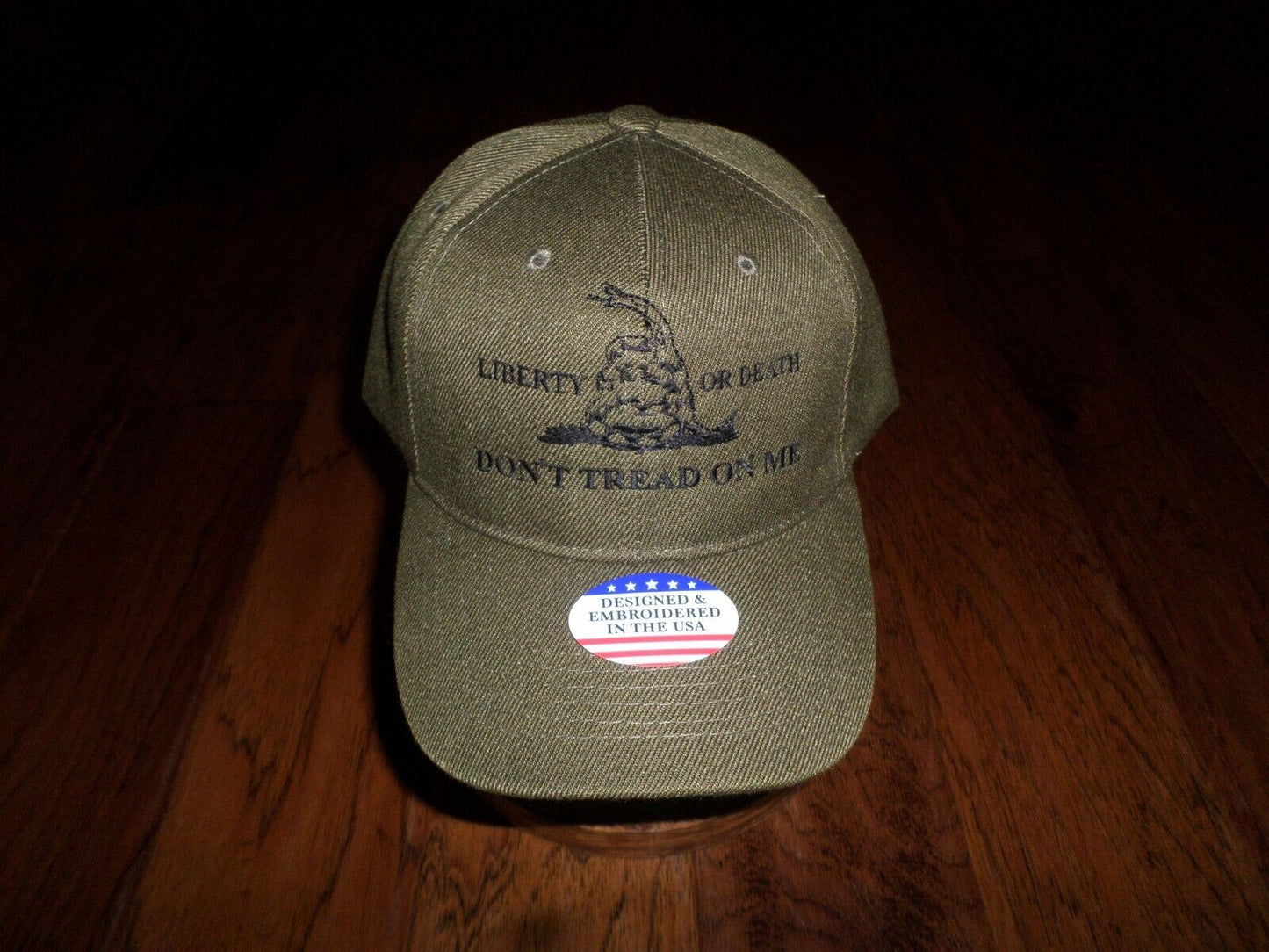 DON'T TREAD ON ME 6 PANEL CAP EMBROIDERED HAT 2nd AMENDMENT