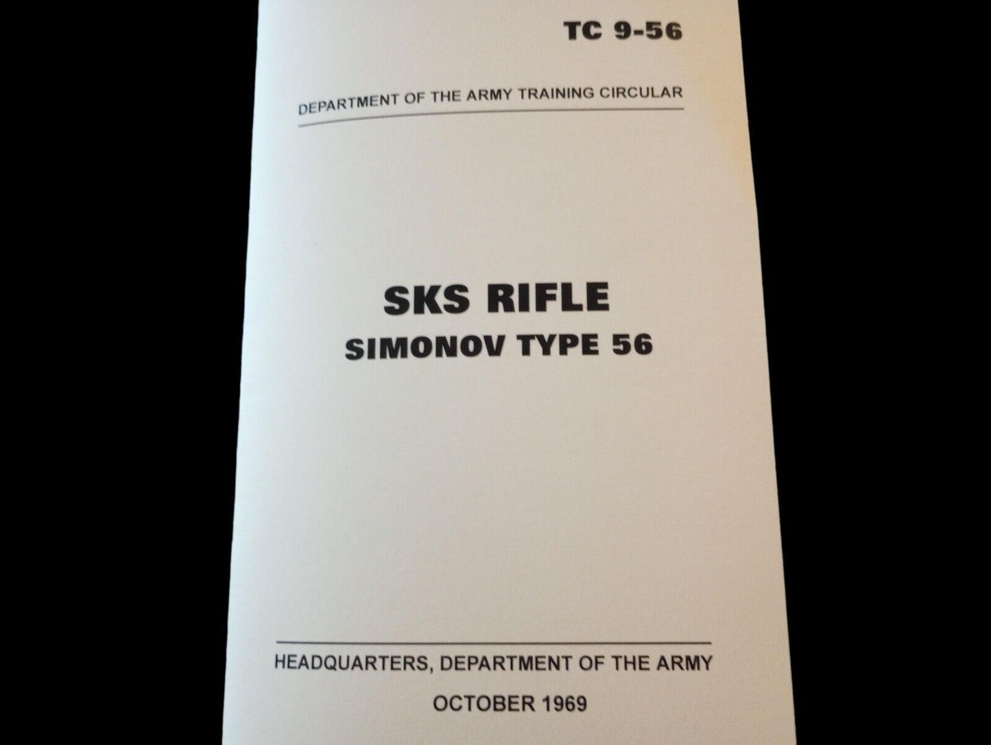 SKS 7.62 X 39 RIFLE SHOOTING AND MAINTENANCE S.K.S HANDBOOK SIMONOV TYPE 56