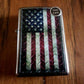 UNITED STATES FLAG ZIPPO LIGHTER INDUSTRIAL STREET CHROME U.S AMERICAN FLAG