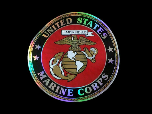 U.S MILITARY MARINE CORPS EGA OVERSIZED LARGE WINDOW DECAL STICKER 12" INCHES