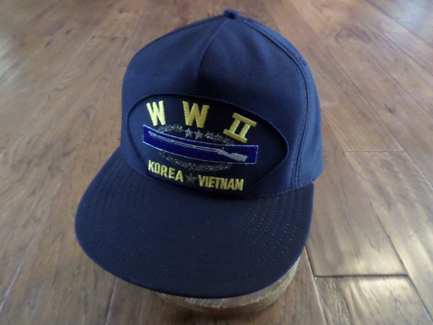 U.S MILITARY COMBAT INFANTRY HAT BASEBALL CAP U.S.A. MADE CIB WWII KOREA VIETNAM