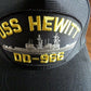 USS HEWITT DD-966 NAVY SHIP HAT U.S MILITARY OFFICIAL BALL CAP U.S.A MADE