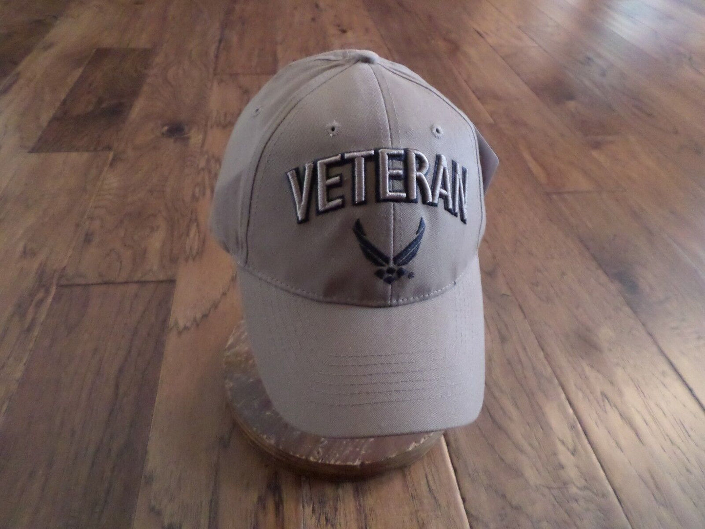 NEW U.S AIR FORCE VETERAN COYOTE BROWN HAT 3D EMBROIDERED OFFICIAL BALL CAP