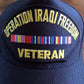 OPERATION IRAQI FREEDOM VETERAN HAT U.S MILITARY OFFICIAL BALL CAP U.S.A MADE