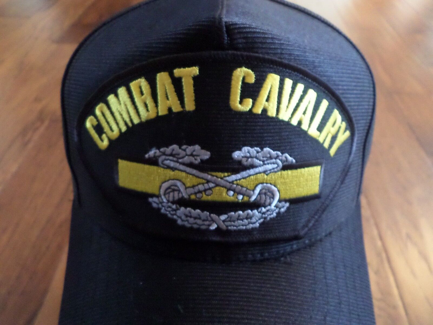 U.S ARMY COMBAT CAVALRY HAT U.S MILITARY OFFICIAL BALL CAP U.S.A MADE CAV BADGE